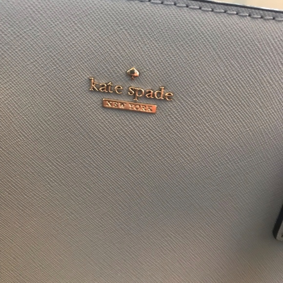 Large Grey Kate Spade Purse - Picture 2 of 6